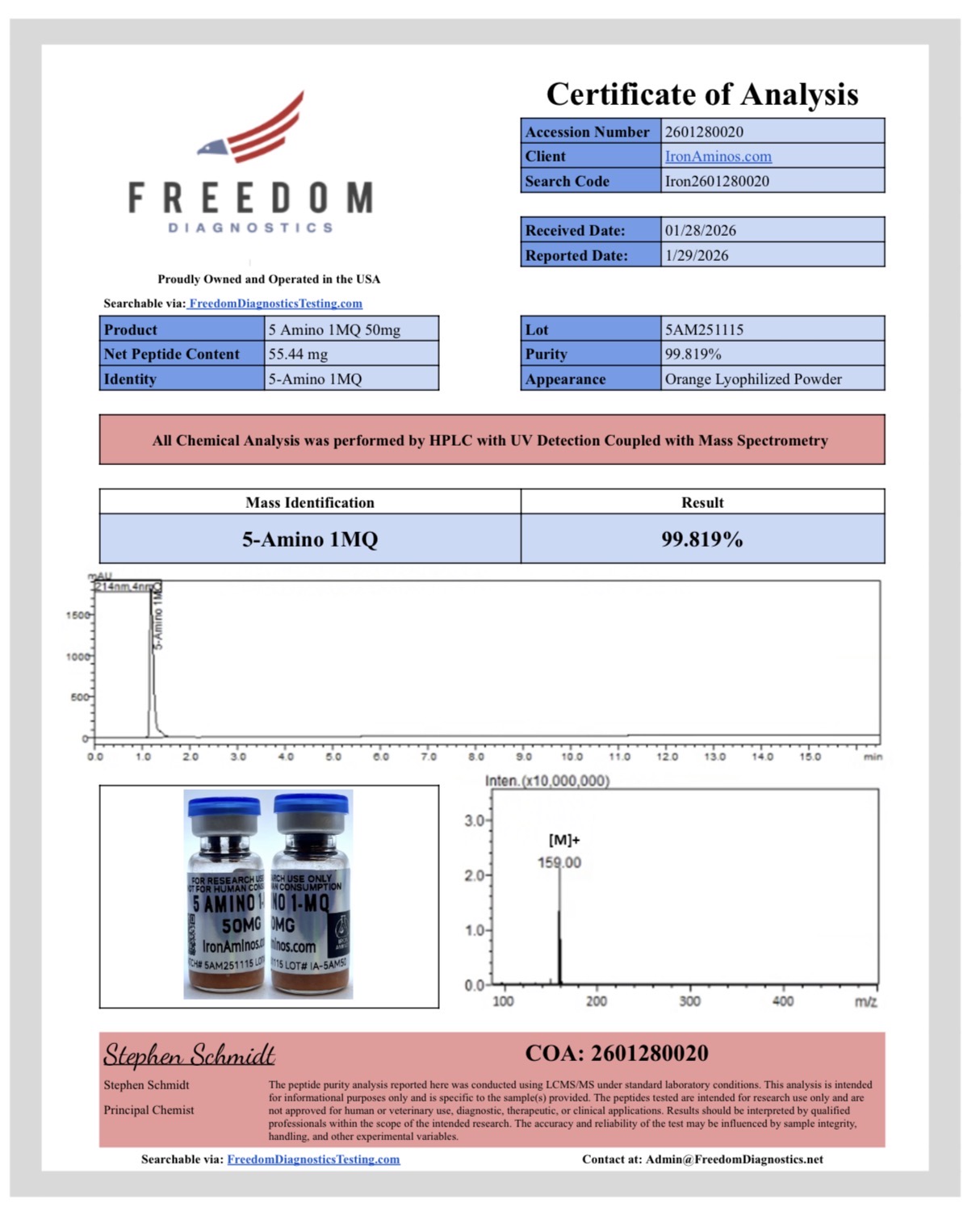 5-Amino-1MQ 50mg - Image 2