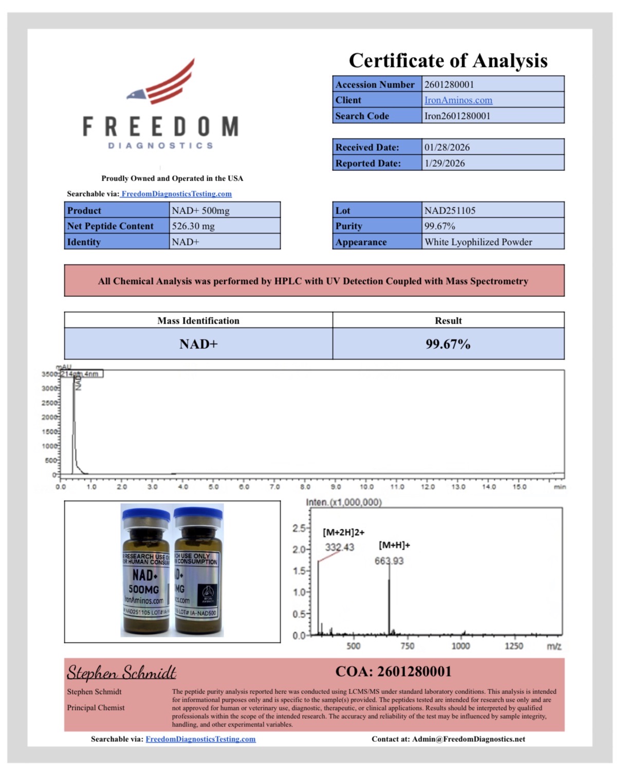 NAD+ 500mg - Image 2
