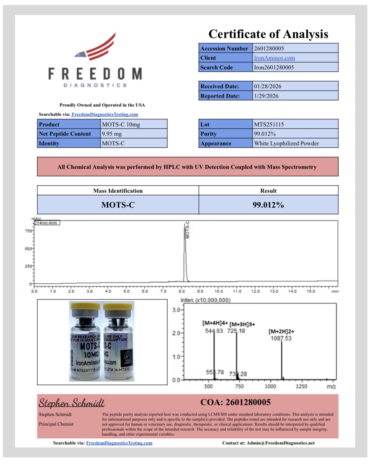MOTS-C 10mg - Image 2