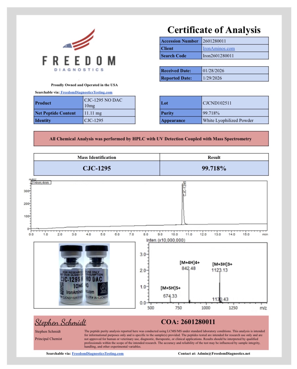 CJC-1295 NO DAC 10MG - Image 2